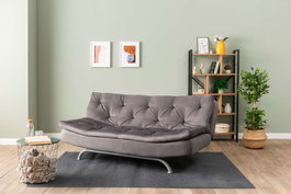 Atelier Del Sofa Rivo Sofá-Cama de 3 Plazas Gris
